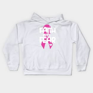 faith over fear Kids Hoodie